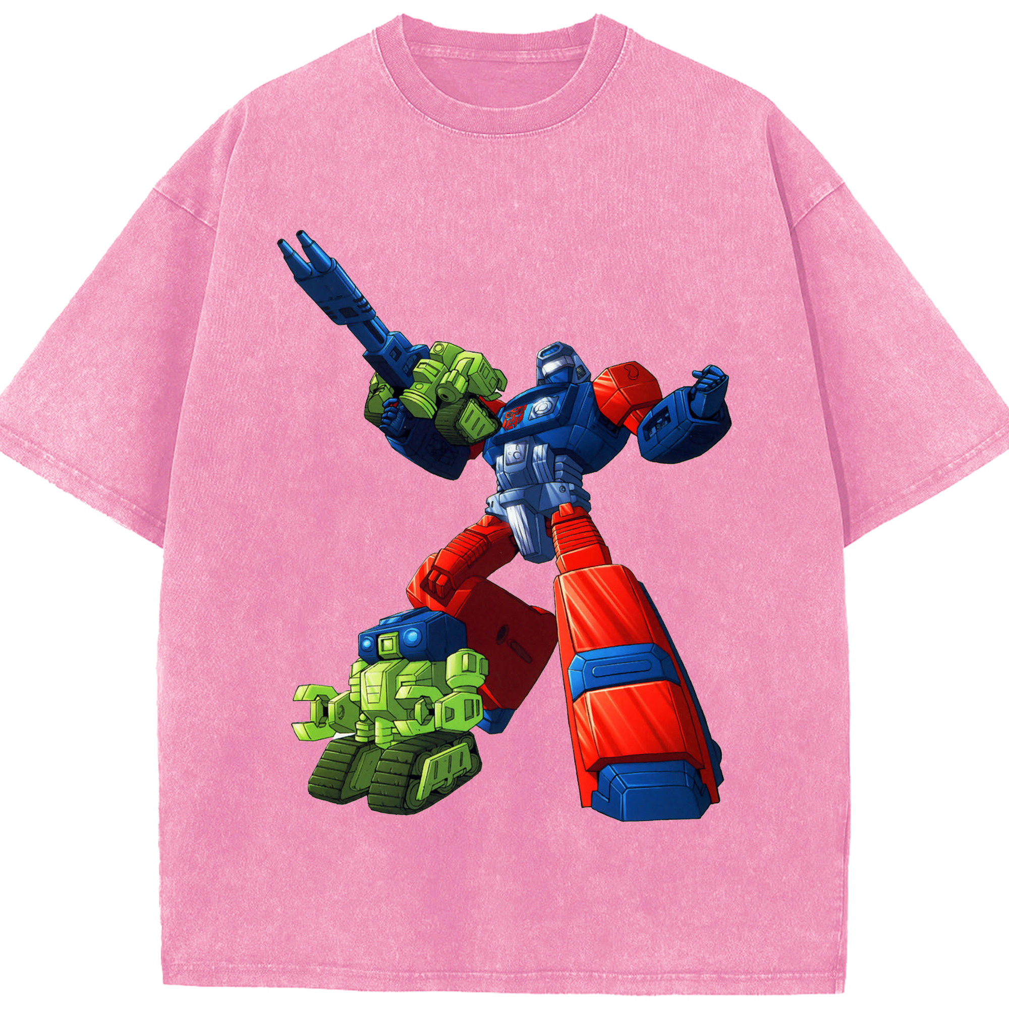 （画像用）  綿100% ヴィンテージ風 半袖Tシャツ（フロントプリント）